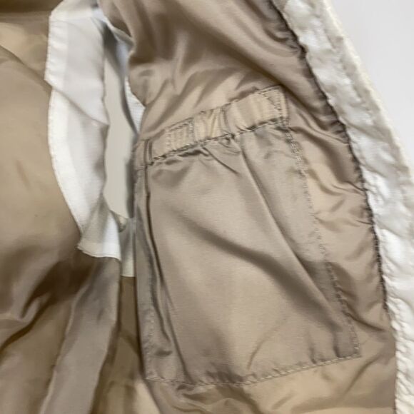 Obermeyer Juniors Down Puffer‎ Insulated Winter Snow Ski Vest Cream Small Unisex - Picture 11 of 12